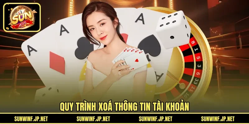 Quy trình xoá thông tin tài khoản 